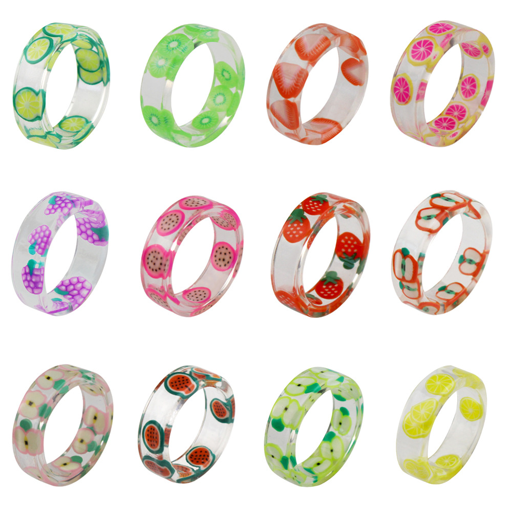 Fruit Resin Ring  Jewelry Anne - Nutrition And Fitness ulasan dan harga