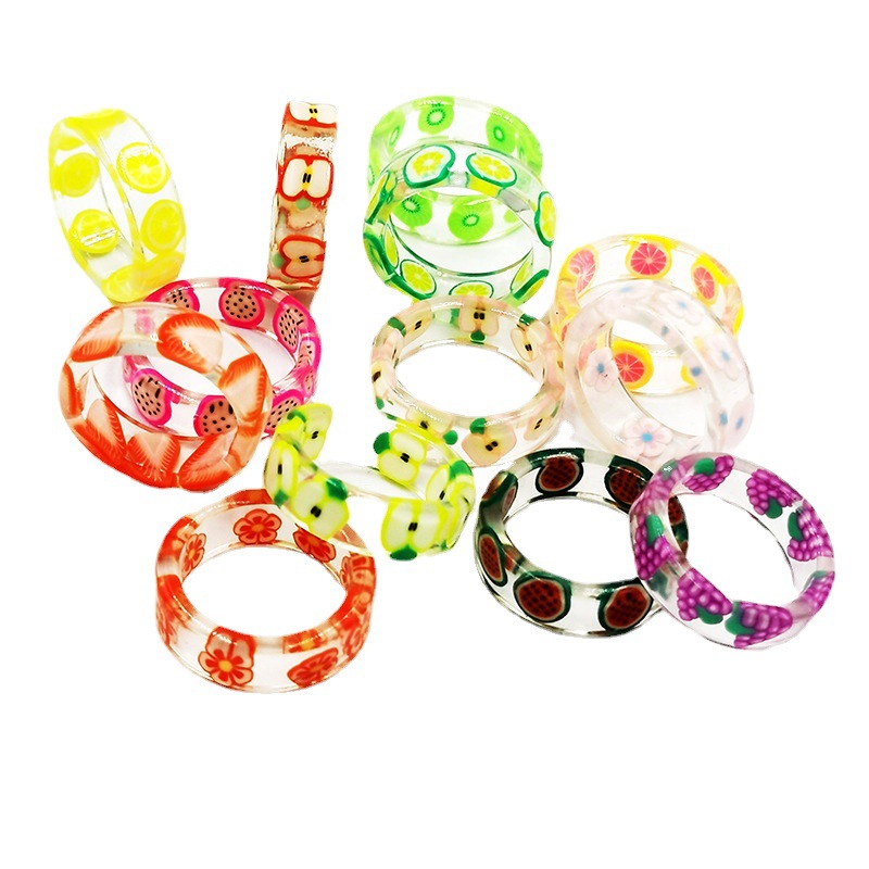 Fruit Resin Ring  Jewelry Anne - Nutrition And Fitness ulasan dan harga